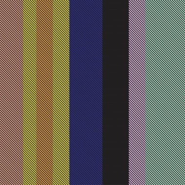 Özelleştirilebilir dikey çizgili desen iki katmanlı (üst / alt). Bir katmanı diğerini düzenlemek için kilitle, ya da ikisini birden kilidi açarak düzenle. Ekose desen de oluşturulabilir