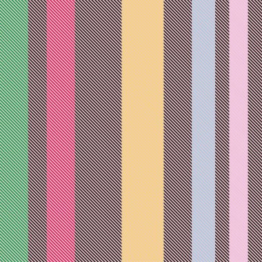 Özelleştirilebilir dikey çizgili desen iki katmanlı (üst / alt). Bir katmanı diğerini düzenlemek için kilitle, ya da ikisini birden kilidi açarak düzenle. Ekose desen de oluşturulabilir