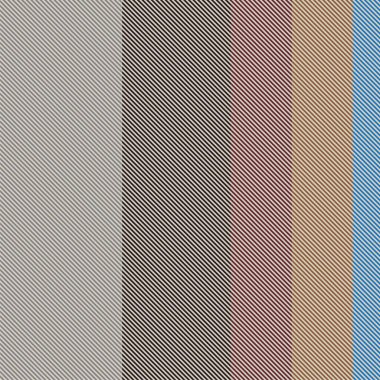 Özelleştirilebilir dikey çizgili desen iki katmanlı (üst / alt). Bir katmanı diğerini düzenlemek için kilitle, ya da ikisini birden kilidi açarak düzenle. Ekose desen de oluşturulabilir