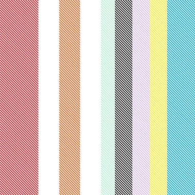 Özelleştirilebilir dikey çizgili desen iki katmanlı (üst / alt). Bir katmanı diğerini düzenlemek için kilitle, ya da ikisini birden kilidi açarak düzenle. Ekose desen de oluşturulabilir