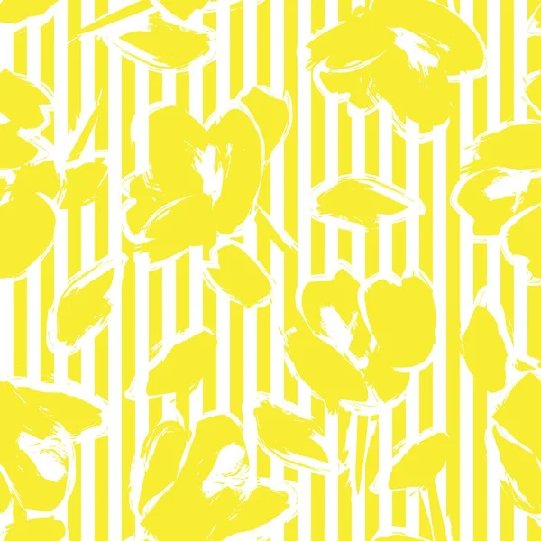 Moda tekstil ve grafikleri için çiçek desenli kusursuz desen tasarımı