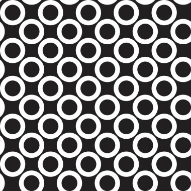 Moda tekstil ve grafikleri için noktalı desensiz desen tasarımı. Üst katman diğer kalıplarla birlikte gidebilir.