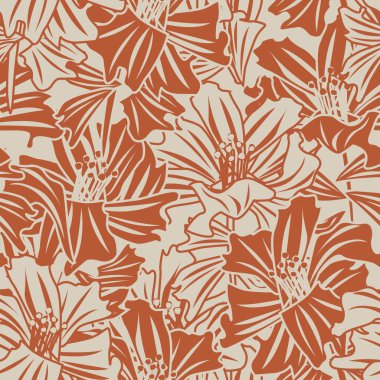 Moda tekstil, grafik, arka plan ve el sanatları için kusursuz desenli fırça darbeleri