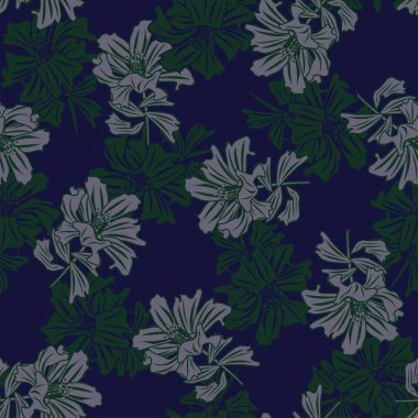 Moda tekstil, grafik, arka plan ve el sanatları için kusursuz desenli fırça darbeleri