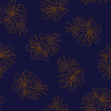 Moda tekstil, grafik, arka plan ve el sanatları için kusursuz desenli fırça darbeleri