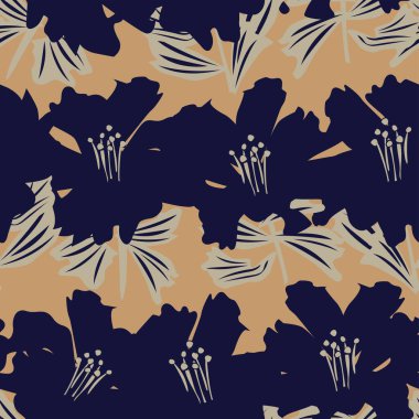 Moda tekstil, grafik, arka plan ve el sanatları için kusursuz desenli fırça darbeleri