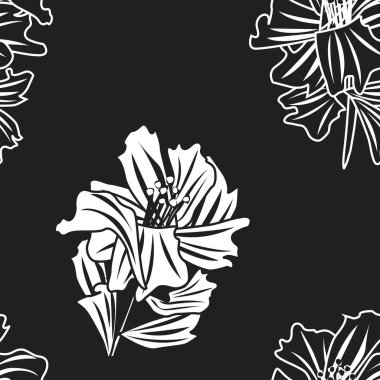 Moda tekstil, grafik, arka plan ve el sanatları için kusursuz desenli fırça darbeleri