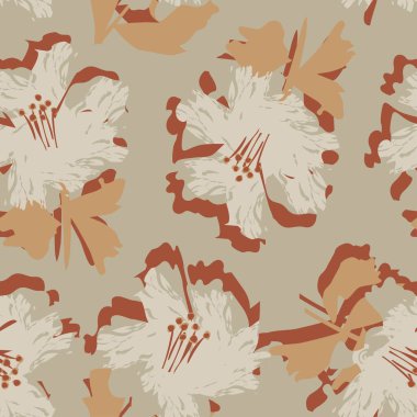 Moda tekstil, grafik, arka plan ve el sanatları için kusursuz desenli fırça darbeleri