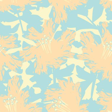 Moda tekstil, grafik, arka plan ve el sanatları için kusursuz desenli fırça darbeleri