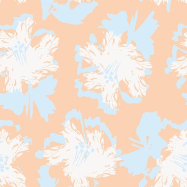 Moda tekstil, grafik, arka plan ve el sanatları için kusursuz desenli fırça darbeleri