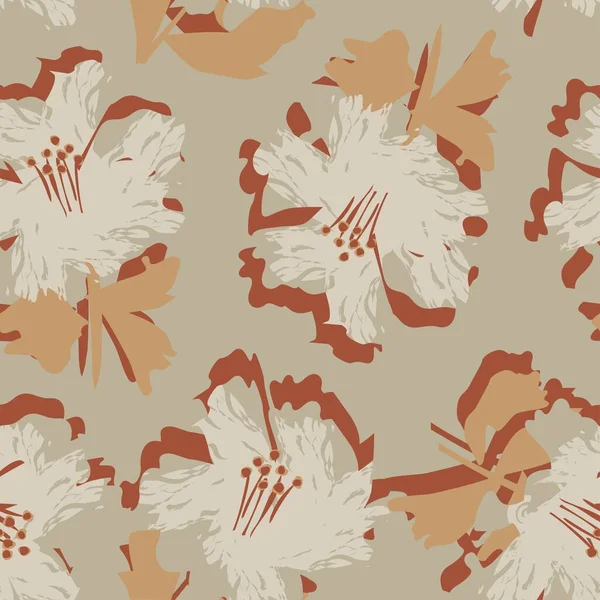 Moda tekstil, grafik, arka plan ve el sanatları için kusursuz desenli fırça darbeleri