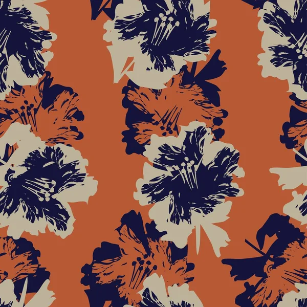 Moda tekstil, grafik, arka plan ve el sanatları için kusursuz desenli fırça darbeleri