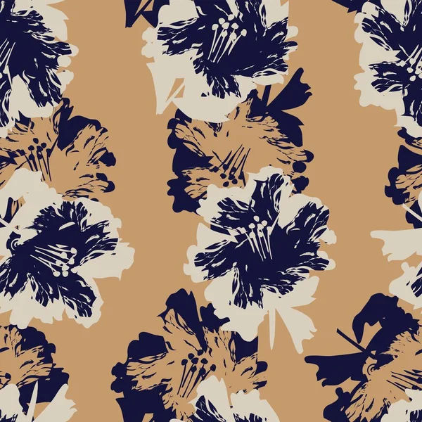 Moda tekstil, grafik, arka plan ve el sanatları için kusursuz desenli fırça darbeleri