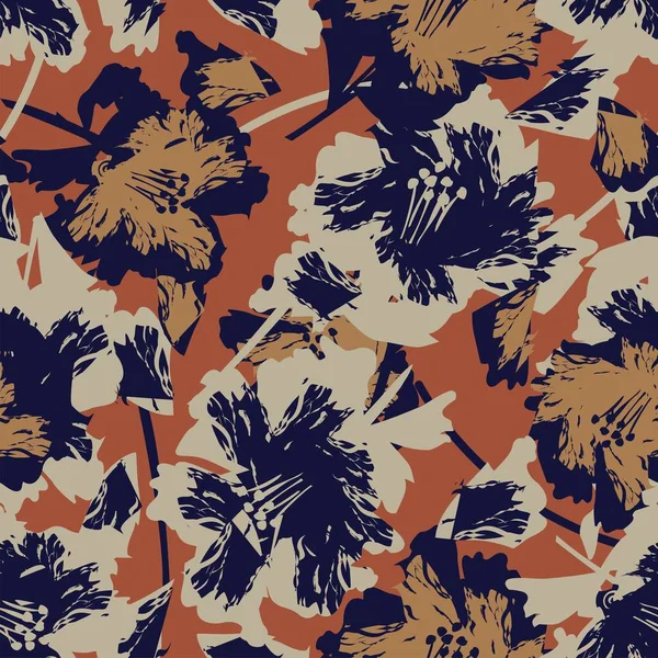 Moda tekstil, grafik, arka plan ve el sanatları için kusursuz desenli fırça darbeleri