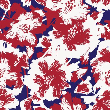 Moda tekstil, grafik, arka plan ve el sanatları için kusursuz desenli fırça darbeleri