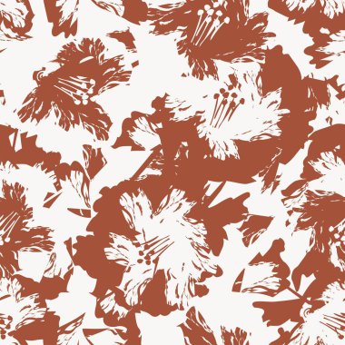 Moda tekstil, grafik, arka plan ve el sanatları için kusursuz desenli fırça darbeleri