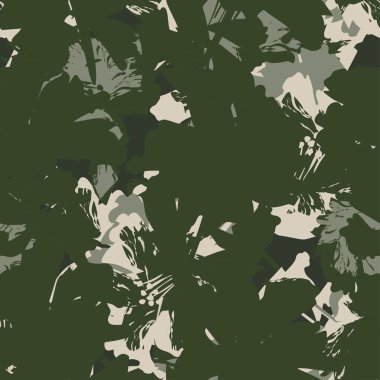 Moda tekstil, grafik, arka plan ve el sanatları için kusursuz desenli fırça darbeleri