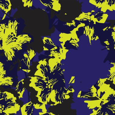 Moda tekstil, grafik, arka plan ve el sanatları için kusursuz desenli fırça darbeleri