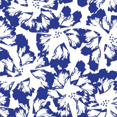 Moda tekstil, grafik, arka plan ve el sanatları için kusursuz desenli fırça darbeleri