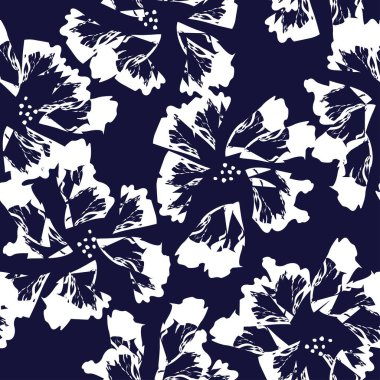 Moda tekstil, grafik, arka plan ve el sanatları için kusursuz desenli fırça darbeleri