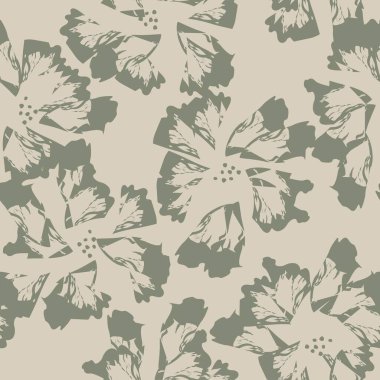 Moda tekstil, grafik, arka plan ve el sanatları için kusursuz desenli fırça darbeleri