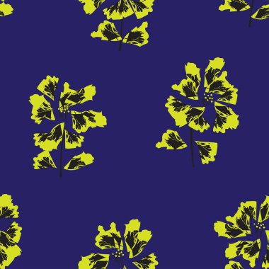 Moda tekstil, grafik, arka plan ve el sanatları için kusursuz desenli fırça darbeleri