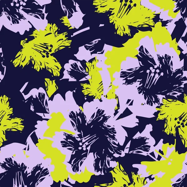 Moda tekstil, grafik, arka plan ve el sanatları için kusursuz desenli fırça darbeleri