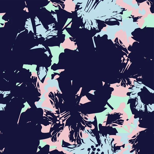 Moda tekstil, grafik, arka plan ve el sanatları için kusursuz desenli fırça darbeleri