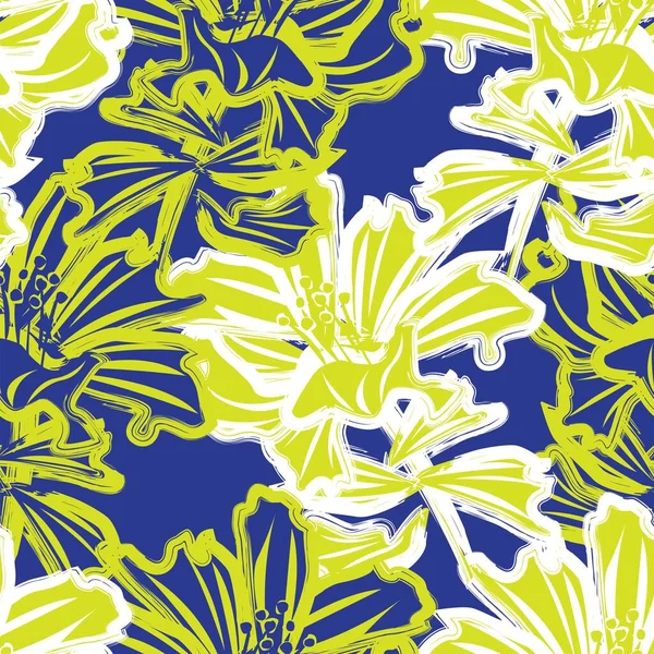 Moda tekstil, grafik, arka plan ve el sanatları için kusursuz desenli fırça darbeleri