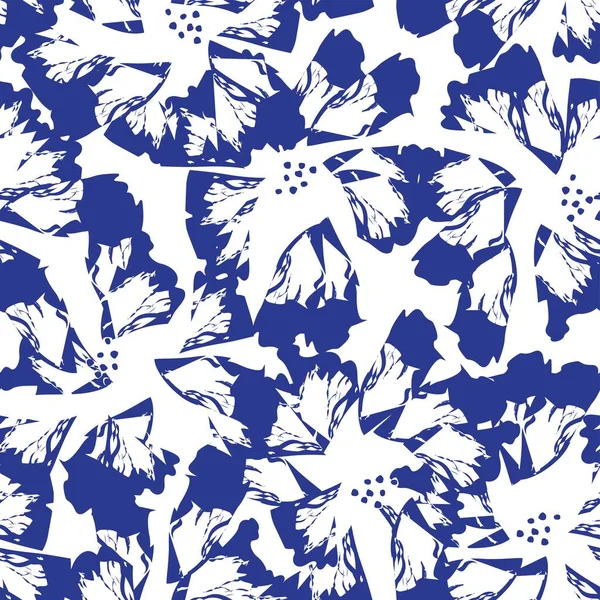 Moda tekstil, grafik, arka plan ve el sanatları için kusursuz desenli fırça darbeleri