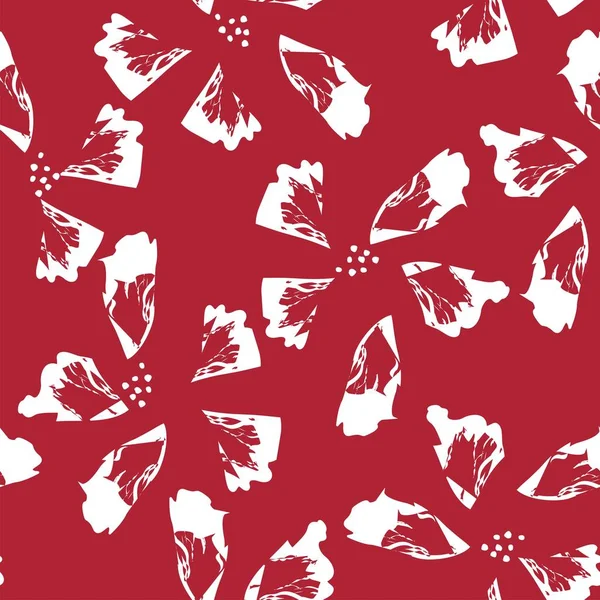 Pinceladas Florales Diseño Patrones Sin Costuras Para Textiles Moda Gráficos — Archivo Imágenes Vectoriales