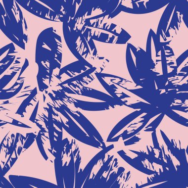 Moda tekstil, grafik, arka plan ve el sanatları için kusursuz desenli fırça darbeleri