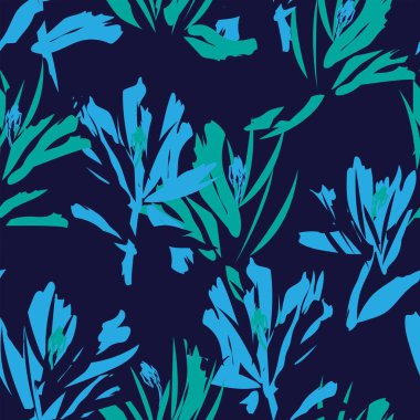 Moda tekstil, grafik, arka plan ve el sanatları için kusursuz desenli fırça darbeleri