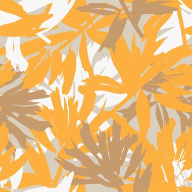 Moda tekstil, grafik, arka plan ve el sanatları için kusursuz desenli fırça darbeleri