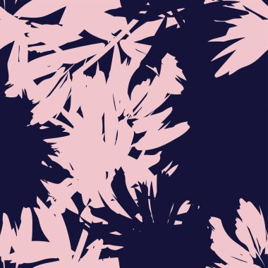 Moda tekstil, grafik, arka plan ve el sanatları için kusursuz desenli fırça darbeleri