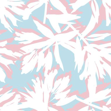 Moda tekstil, grafik, arka plan ve el sanatları için kusursuz desenli fırça darbeleri