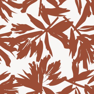 Moda tekstil, grafik, arka plan ve el sanatları için kusursuz desenli fırça darbeleri