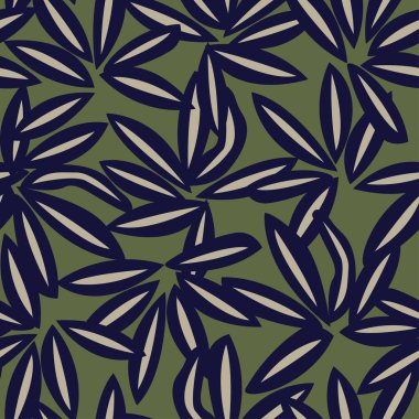 Moda tekstil, grafik, arka plan ve el sanatları için kusursuz desenli fırça darbeleri