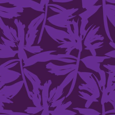 Moda tekstil, grafik, arka plan ve el sanatları için kusursuz desenli fırça darbeleri