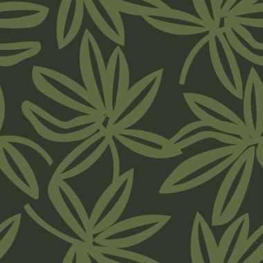 Moda tekstil, grafik, arka plan ve el sanatları için kusursuz desenli fırça darbeleri