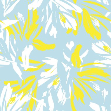 Moda tekstil, grafik, arka plan ve el sanatları için kusursuz desenli fırça darbeleri