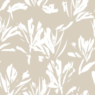 Moda tekstil, grafik, arka plan ve el sanatları için kusursuz desenli fırça darbeleri