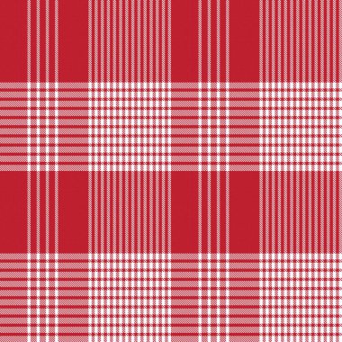 Moda tekstil ve grafikleri için uygun kırmızı asimetrik ekoseli desensiz desen