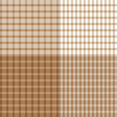 Moda tekstil ve grafikleri için uygun kahverengi asimetrik desenli dikişsiz desen