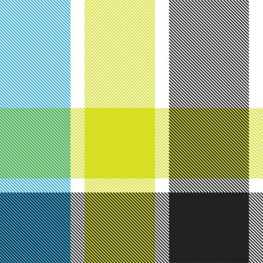 Moda tekstil ve grafikleri için uygun sarı asimetrik ekose desenli kusursuz desen