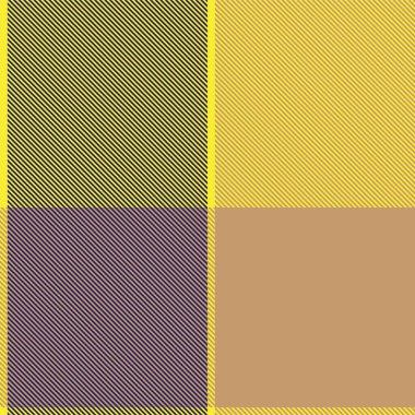 Moda tekstil ve grafikleri için uygun sarı asimetrik ekose desenli kusursuz desen