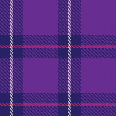 Mor Asimetrik Ekose desenli, moda tekstil ve grafikleri için uygun.