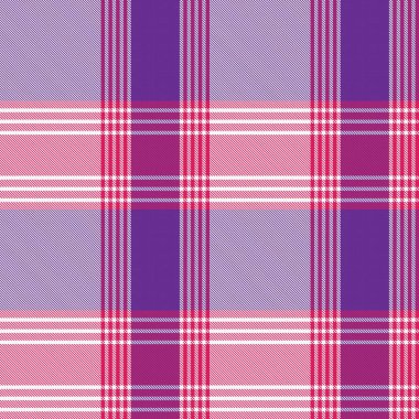 Mor Asimetrik Ekose desenli, moda tekstil ve grafikleri için uygun.