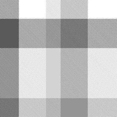 Moda tekstil ve grafikleri için uygun siyah ve beyaz asimetrik desenli