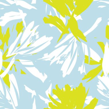 Moda tekstil, grafik, arka plan ve el sanatları için kusursuz desenli fırça darbeleri